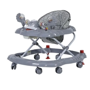 3 Kademeli Müzikli Oyuncaklı Mama Tablalı Yürüteç & Örümcek & İlk Adım