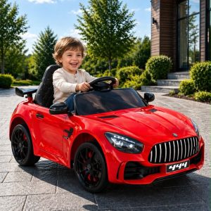 UZAKTAN KUMANDALI ÇİFT MOTORLU AKÜLÜ ARABAMIZ - KIRMIZI