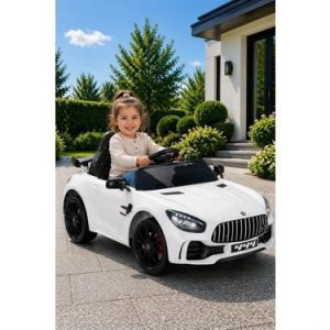 UZAKTAN KUMANDALI ÇİFT MOTORLU AKÜLÜ ARABAMIZ -BEYAZ